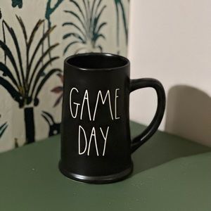 Rae Dunn Beer Stein GAME DAY | Black